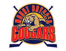 Logo of Mount Brydges Cougars, who Sloan Stone Design Supports.