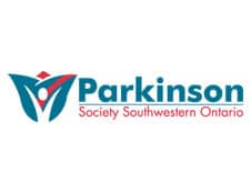 Logo of Parkinsons Society Southwestern Ontario, who Sloan Stone Design Supports.